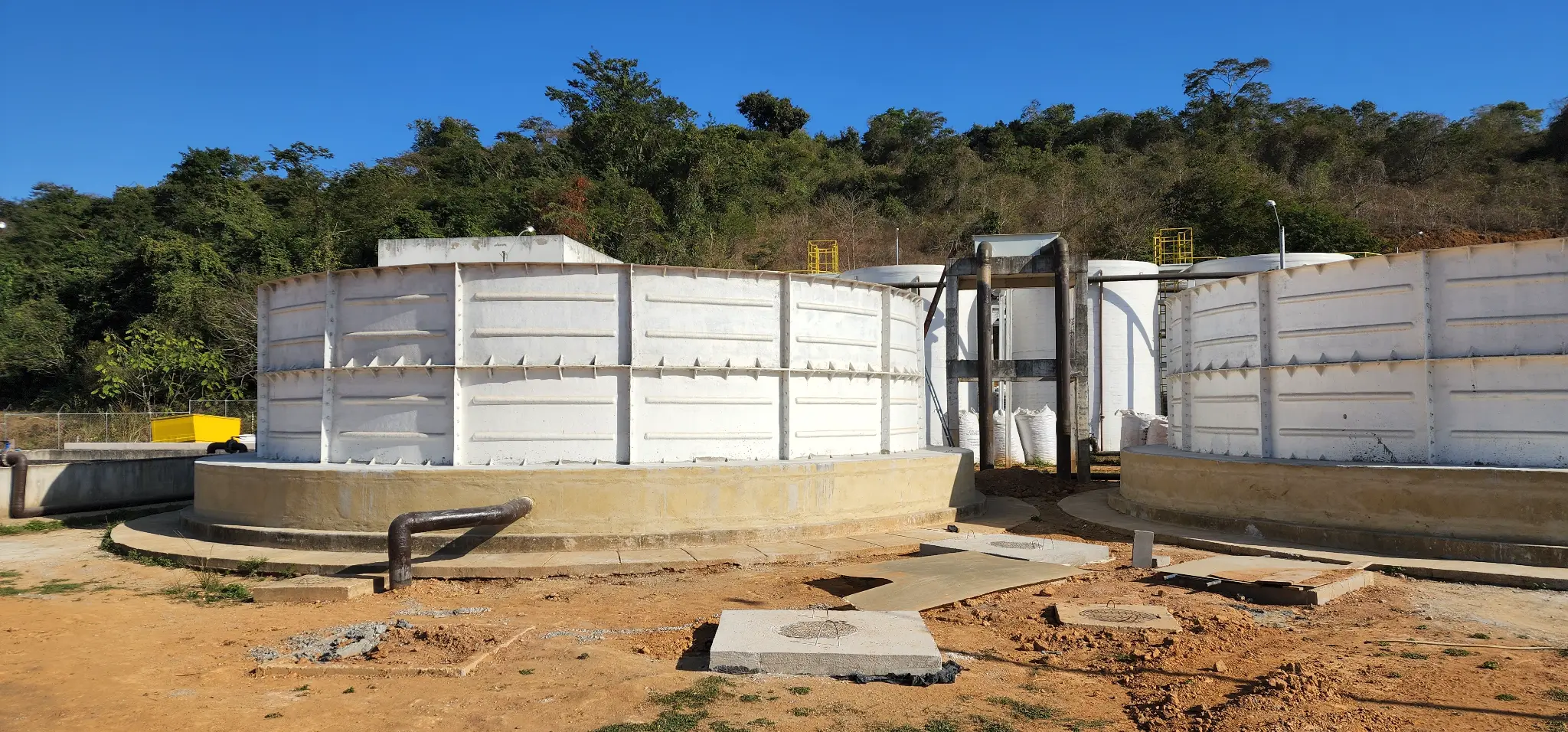 Decantador Raspador de Lodo em Placas de PRFV