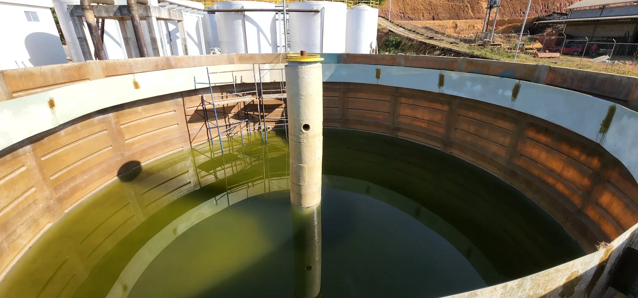 Decantador de Fundo Cônico diâmetro 11 metros